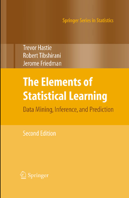The Elements of Statistical Learning, Data Mining, Inference, and Prediction, Second Edition by Trevor Hastie, Robert Tibshirani, Jerome Friedman (2009)