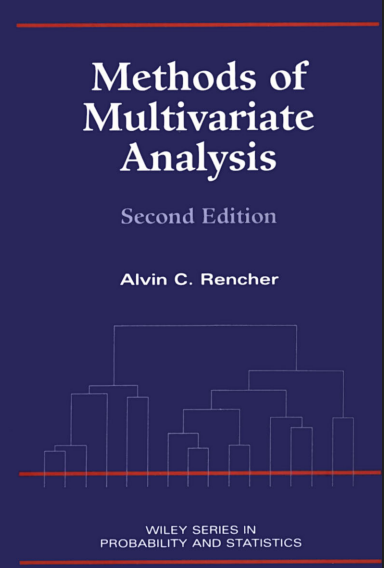 Alvin C. Rencher (2012). Methods of Multivariate Analysis